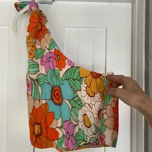 Show Me Your Mumu Heyday One Shoulder Top size S